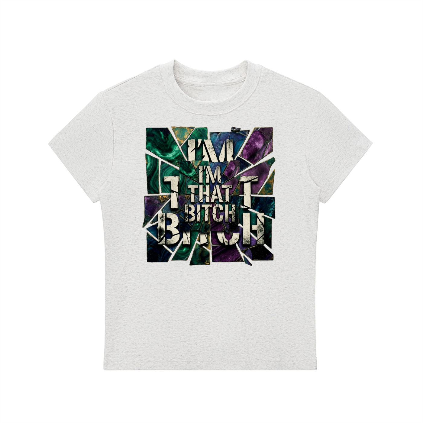 WOMENS 'THAT BITCH!' Essential Bodycon Crewneck TEE