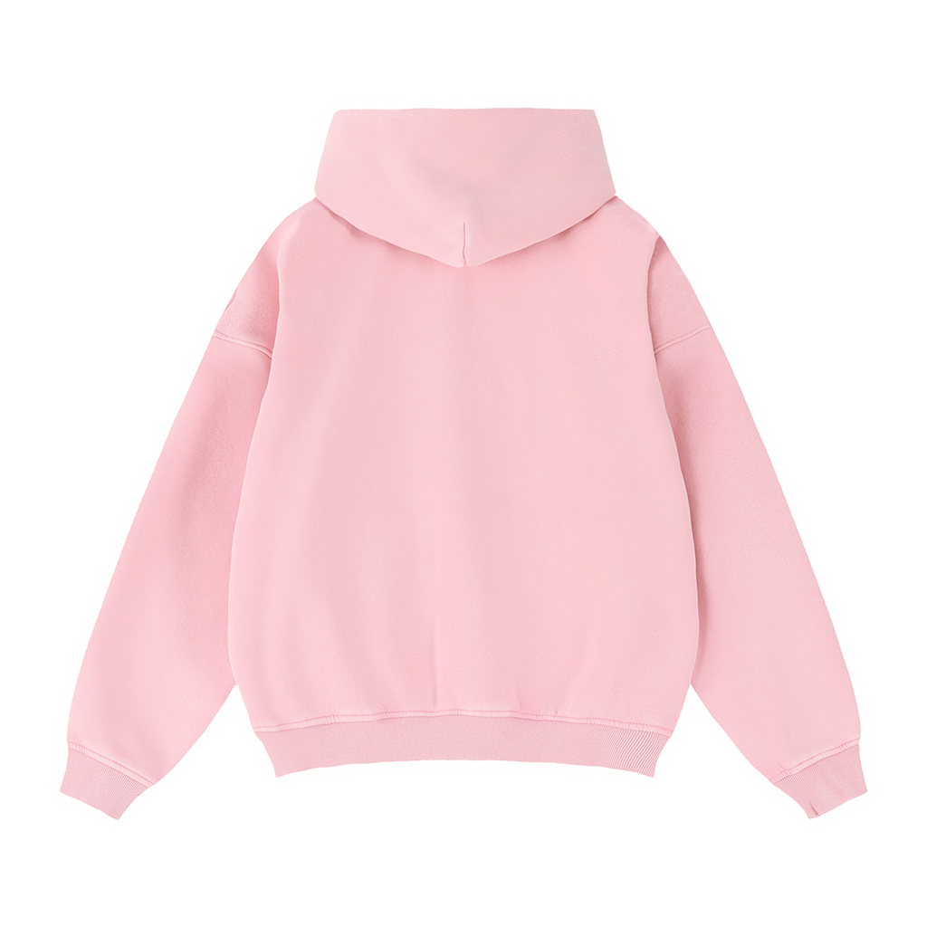 MENS 'COVERT CONFIDENCE' Zip-Through Boxy Fleece Hoodie