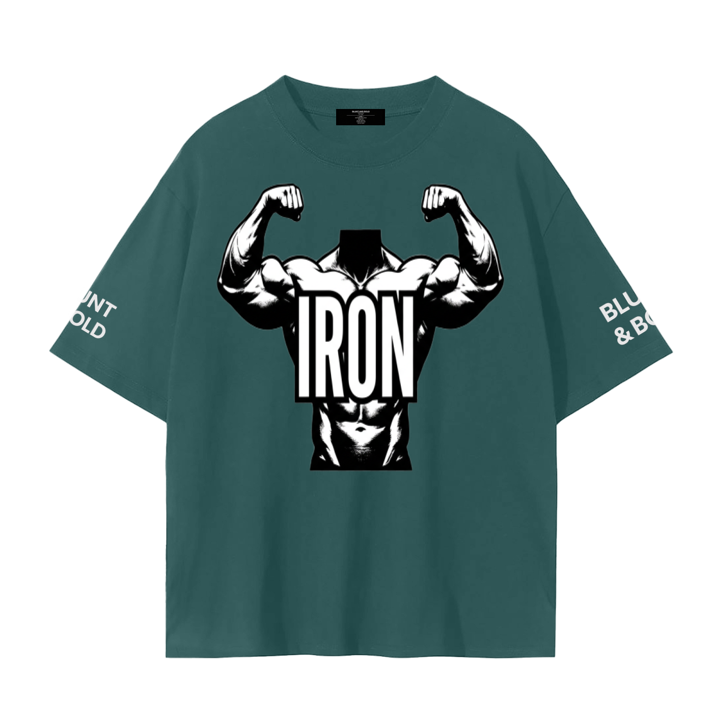 MENS ' IRON '  Seamless OVERSIZED TEE