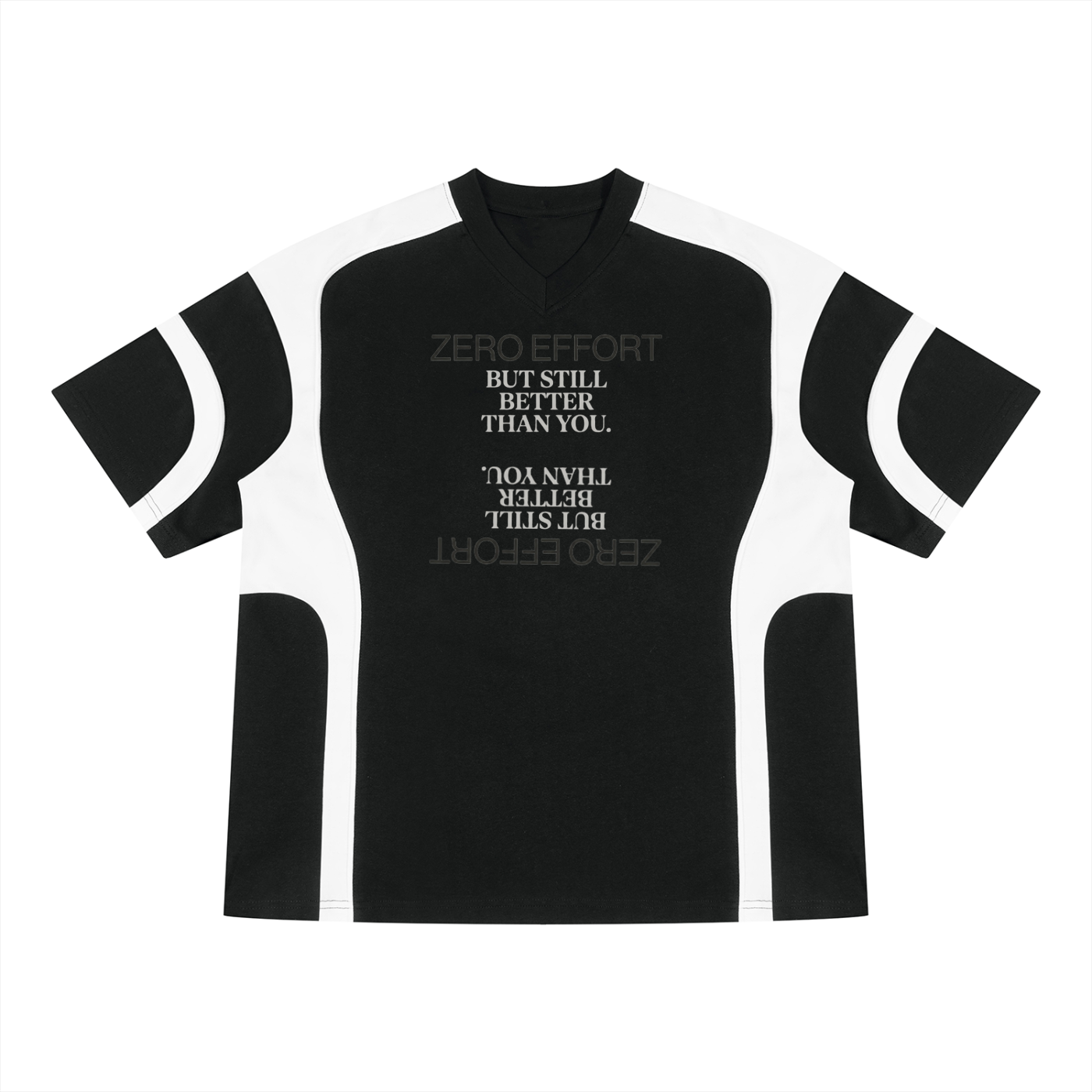 MENS Color Block V-Neck T-Shirt