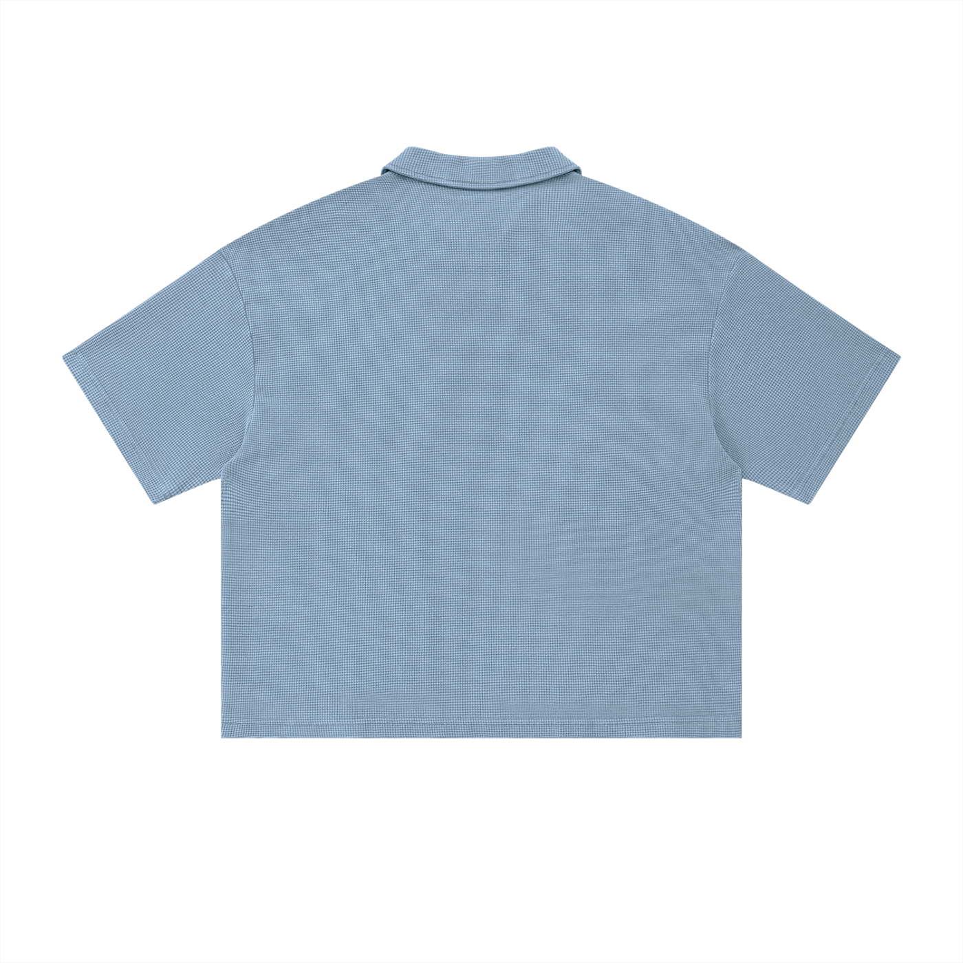 Mens 'AUTHENTIC EXISENCE' Waffle Polo — Raw & Bold