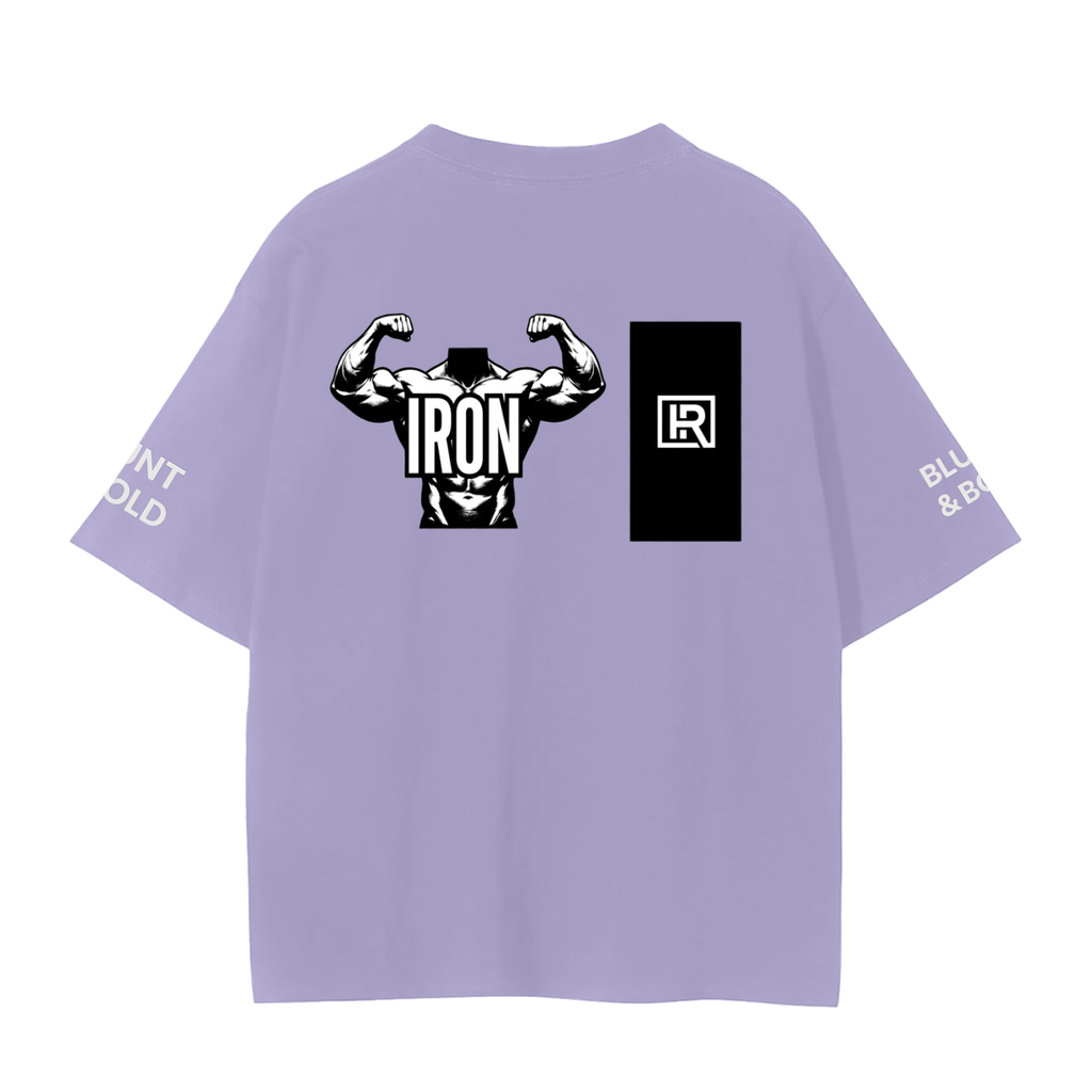 MENS ' IRON '  Seamless OVERSIZED TEE