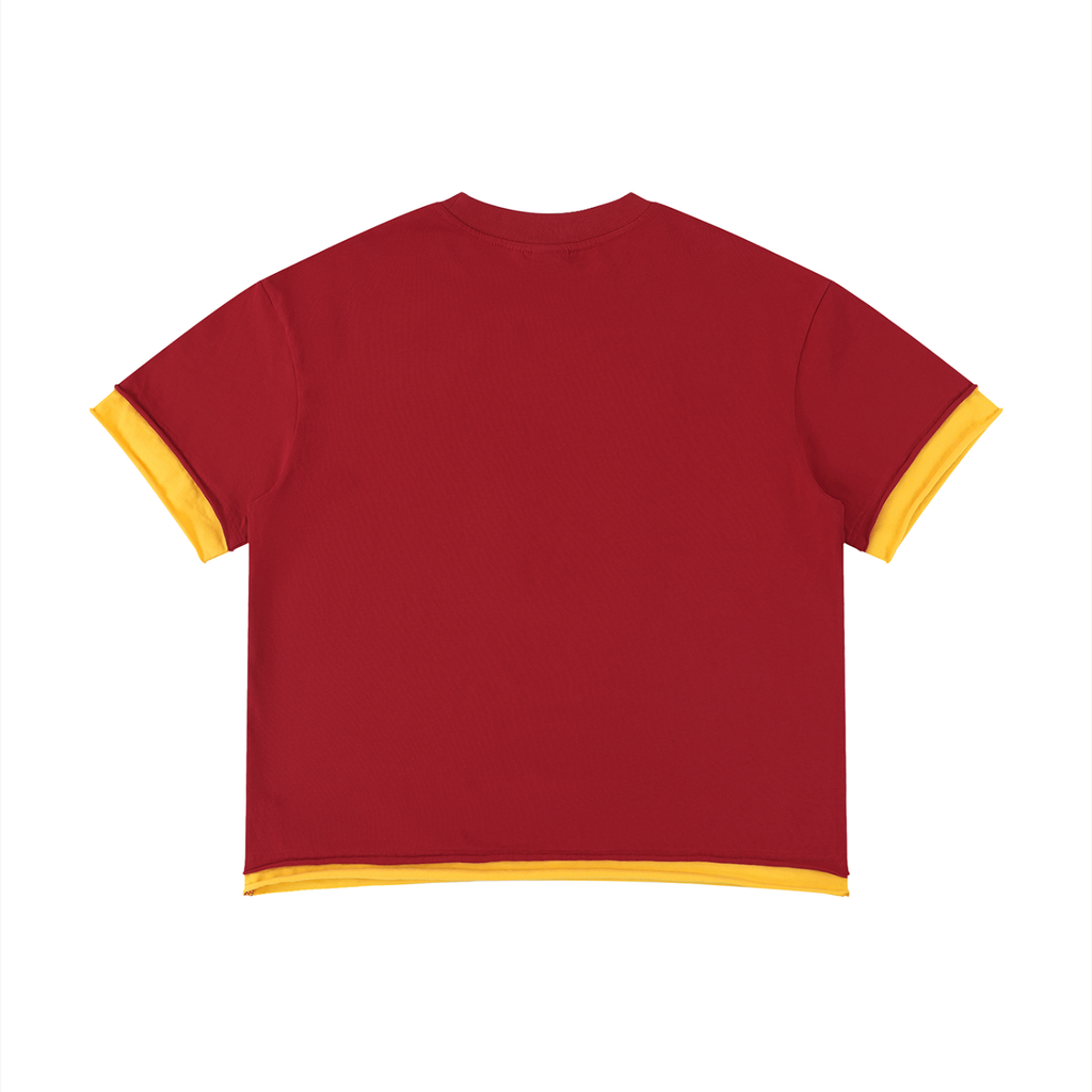 Mens Human Mind Boxy Color Block Tee