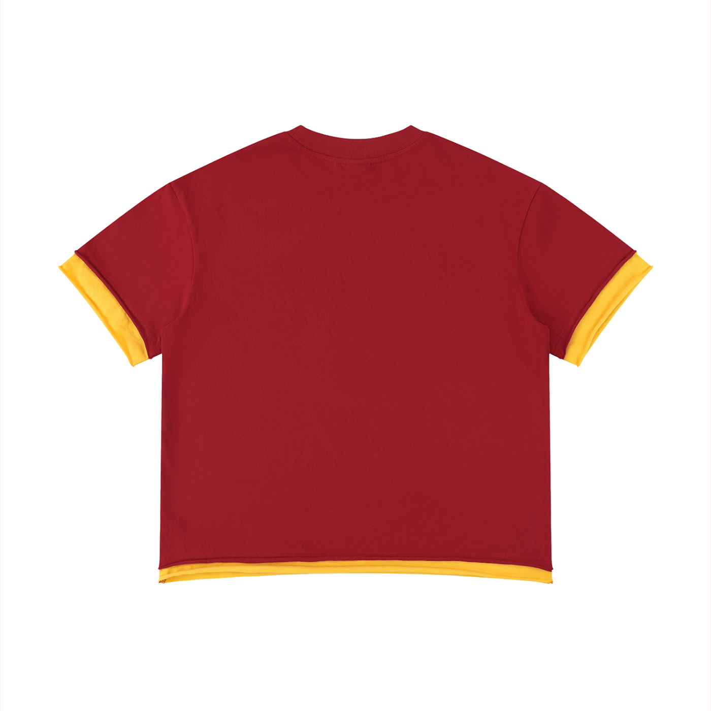 Mens Human Mind Boxy Color Block Tee