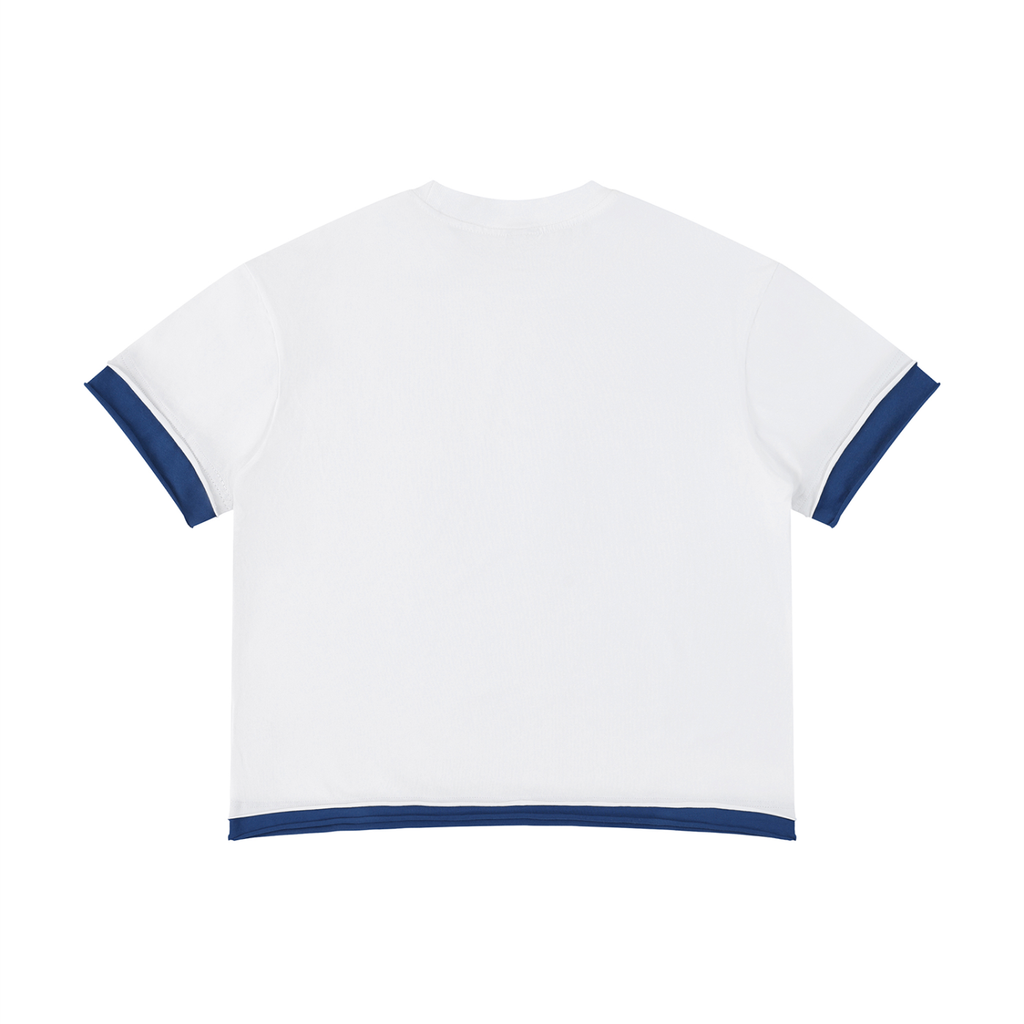 Mens Human Mind Boxy Color Block Tee