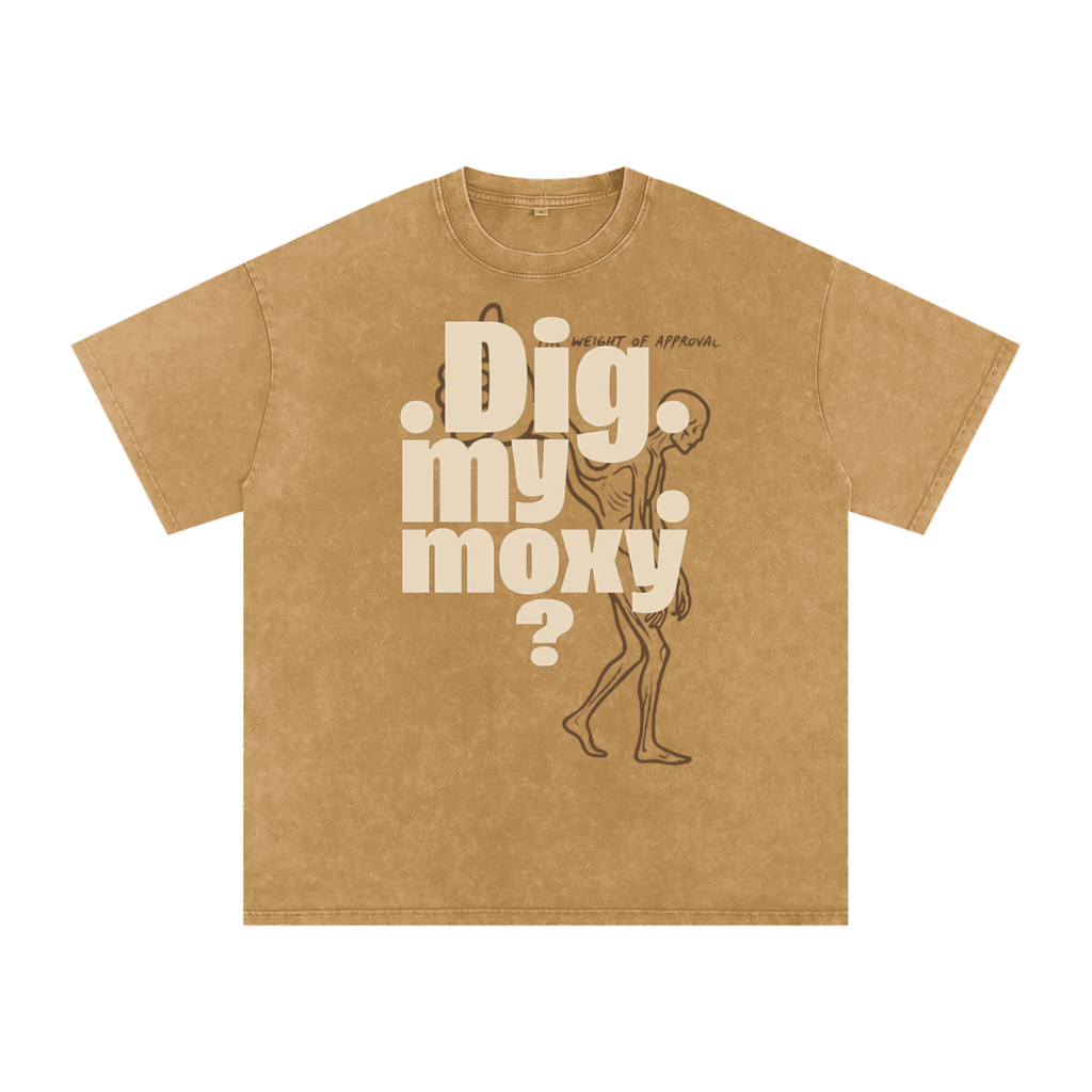 MENS ' DIG MY MOZX 'Snow Washed Oversized Cotton TEE