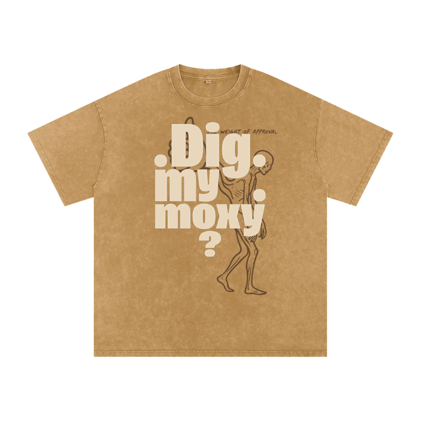 MENS ' DIG MY MOZX 'Snow Washed Oversized Cotton TEE