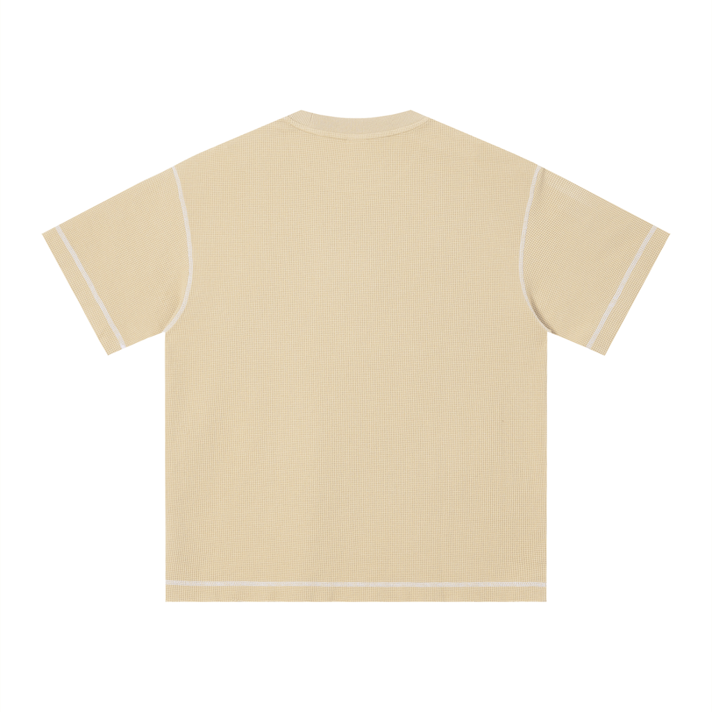 Mens 'STOIC'  Sunfade Waffle Boxy Tee