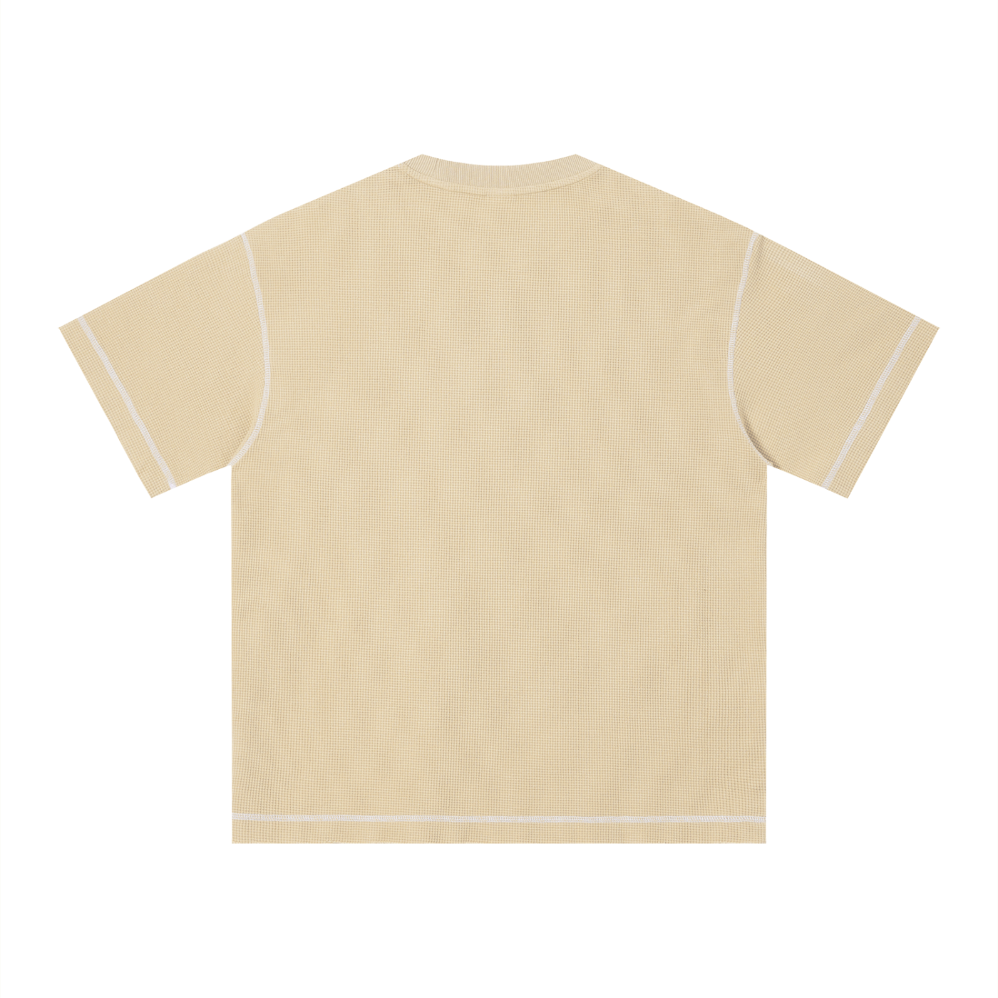 Mens 'STOIC'  Sunfade Waffle Boxy Tee