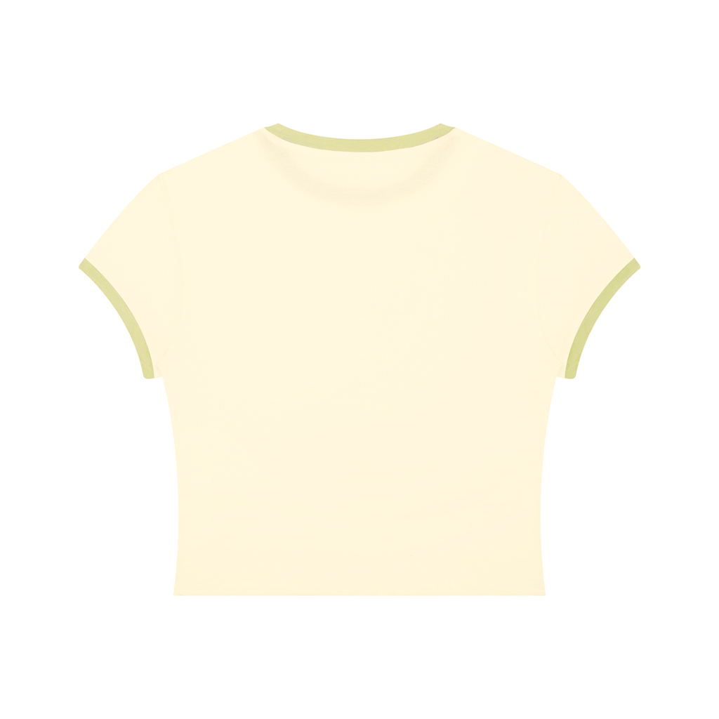 Womens 'GROWTH'  Slim Color Block Tee