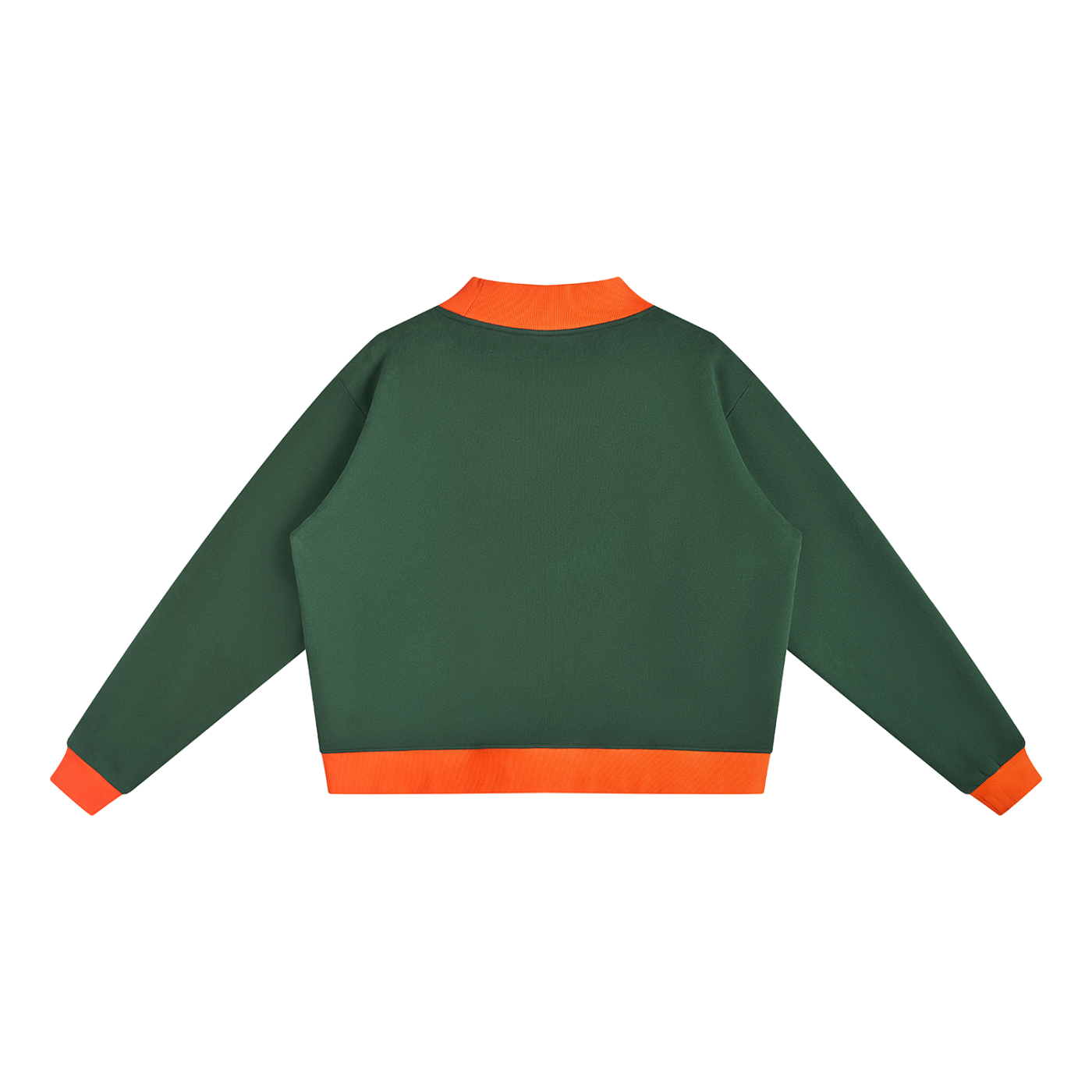 WOMENS ' FUCK RULES ; Mock Neck Crewneck Sweatshirt