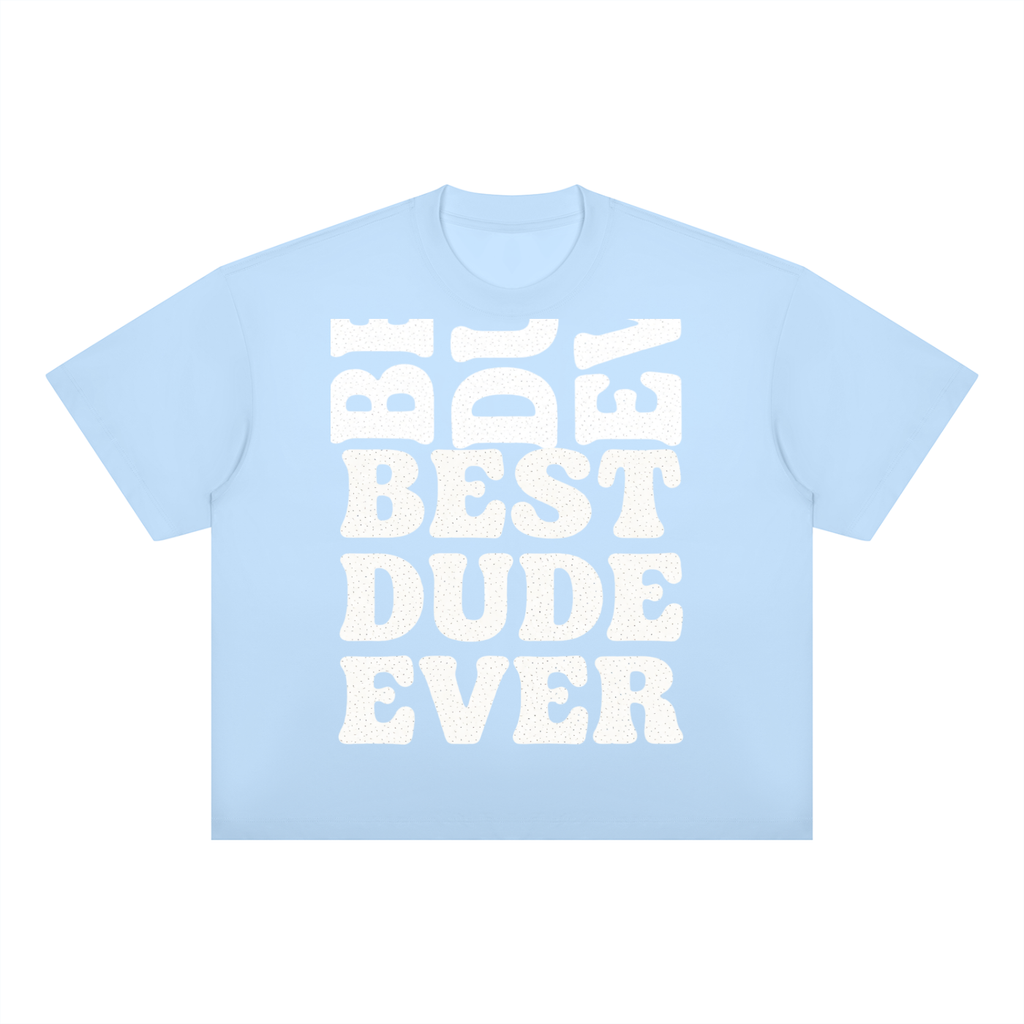 MENS 'BDE BEST DUDE EVER' Boxy Drop Shoulder TEE