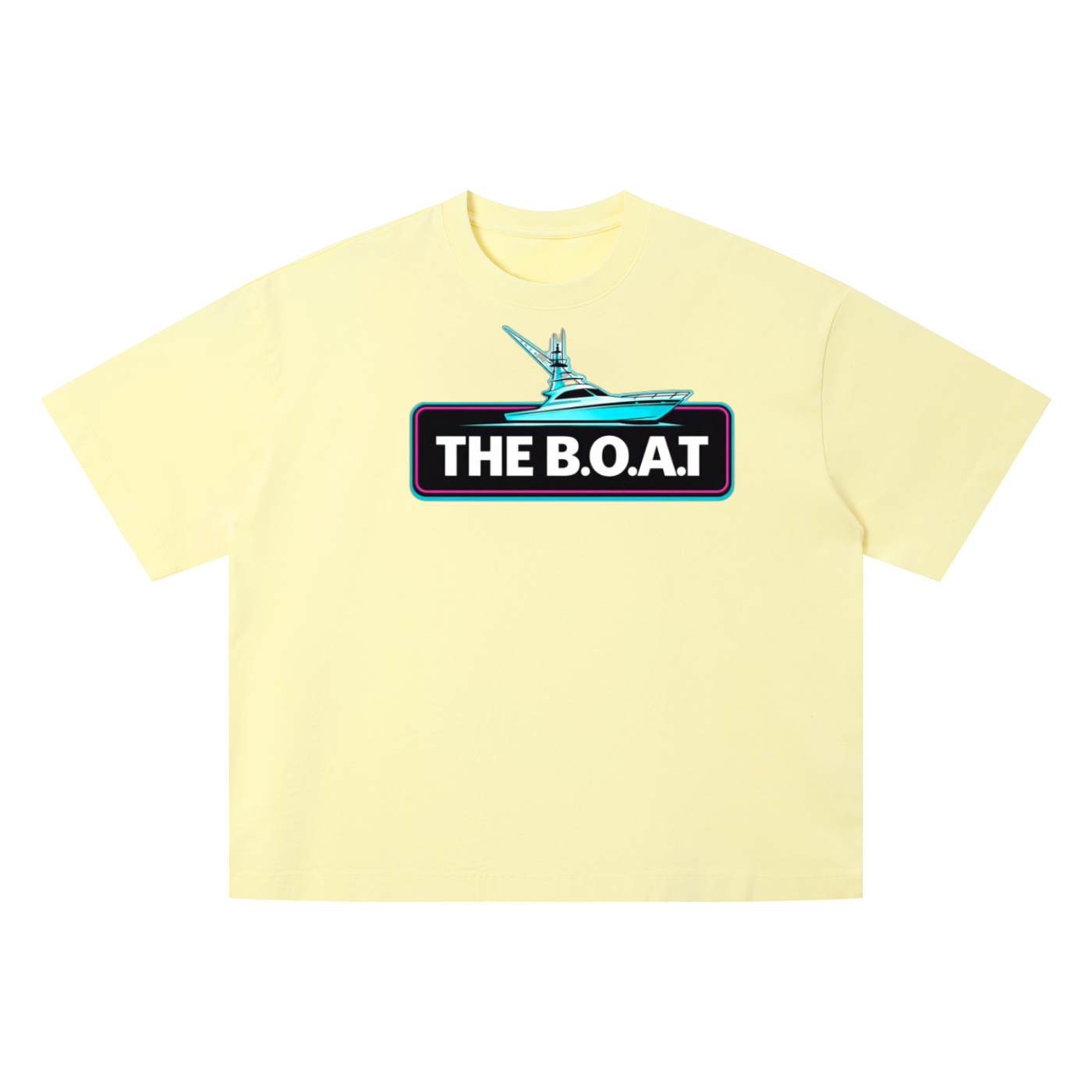 Mens 'THE B.O.A.T' Vintage Wash Boxy Tee