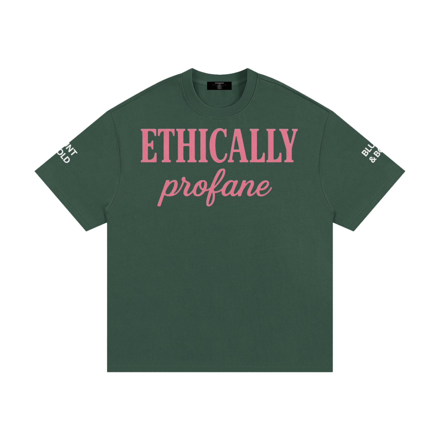 Mens 'ETHICALLY PROFANE" Essential Heavyweight Cotton Tee
