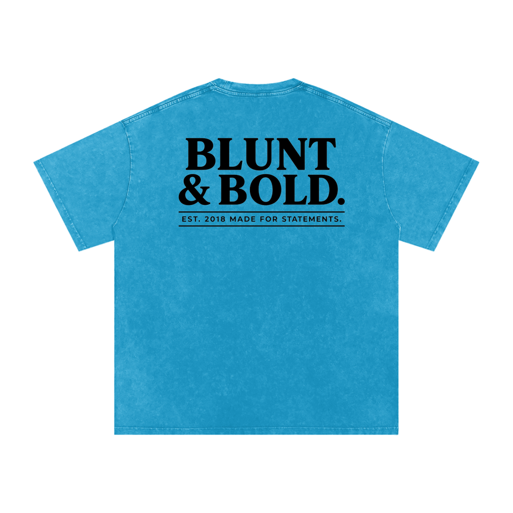 MENS 'CONFIDENCE ORACLE' Snow Washed Oversized Cotton TEE