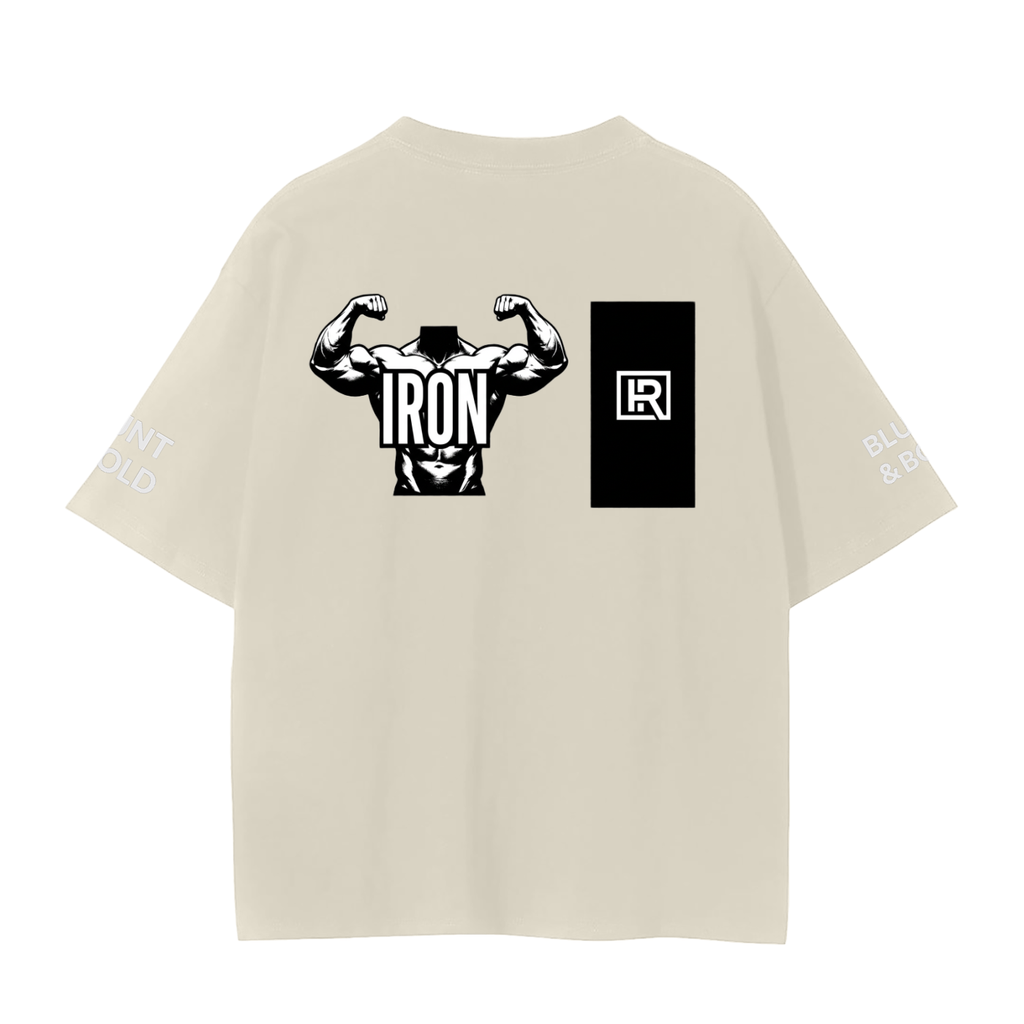MENS ' IRON '  Seamless OVERSIZED TEE