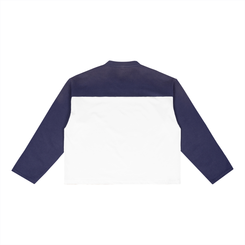 Mens 'RATCHET BUT SPIRITUAL' Sun Fade Color-Block Tee