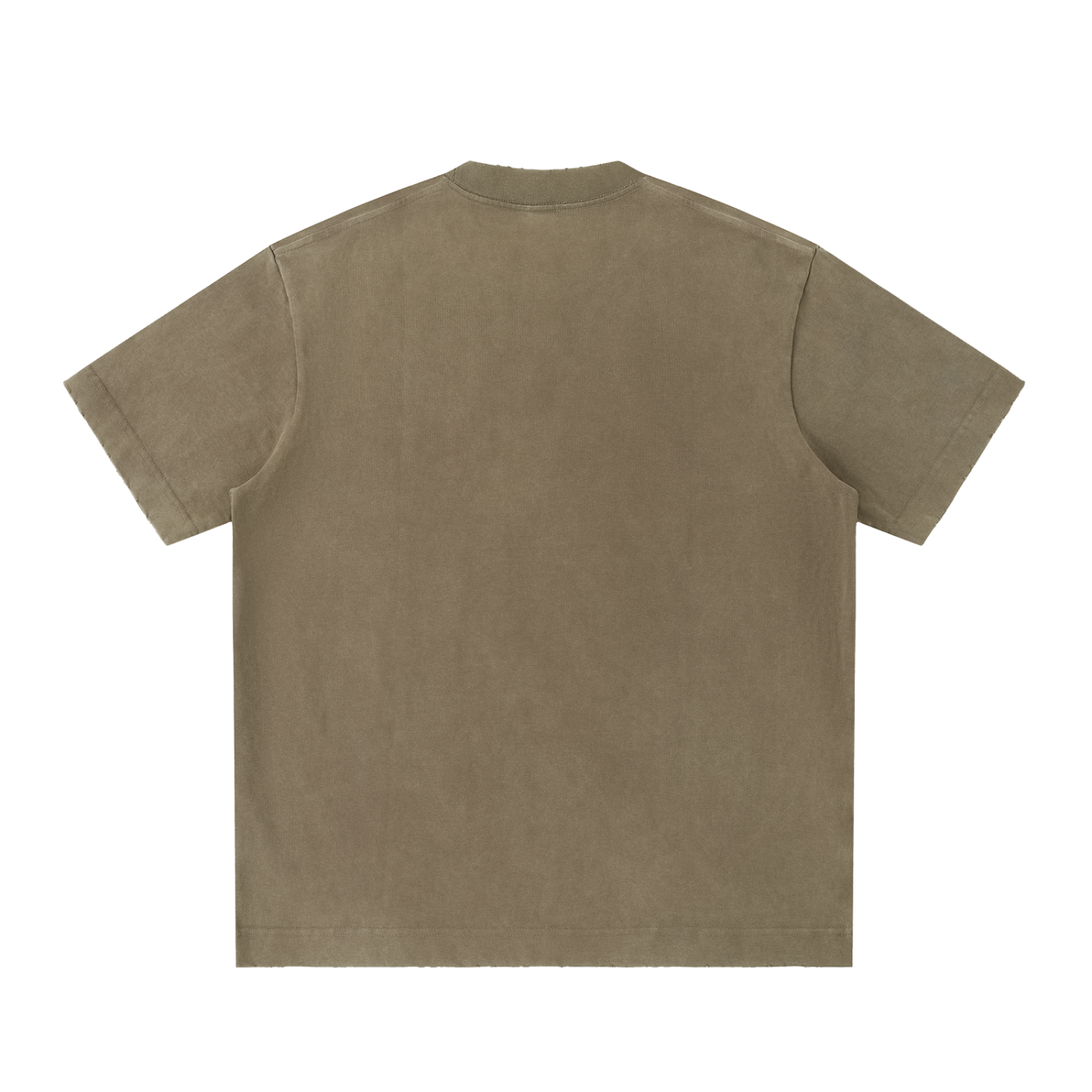 Mens 'FUCK IT' Heavyweight Vintage Washed Frayed Tee