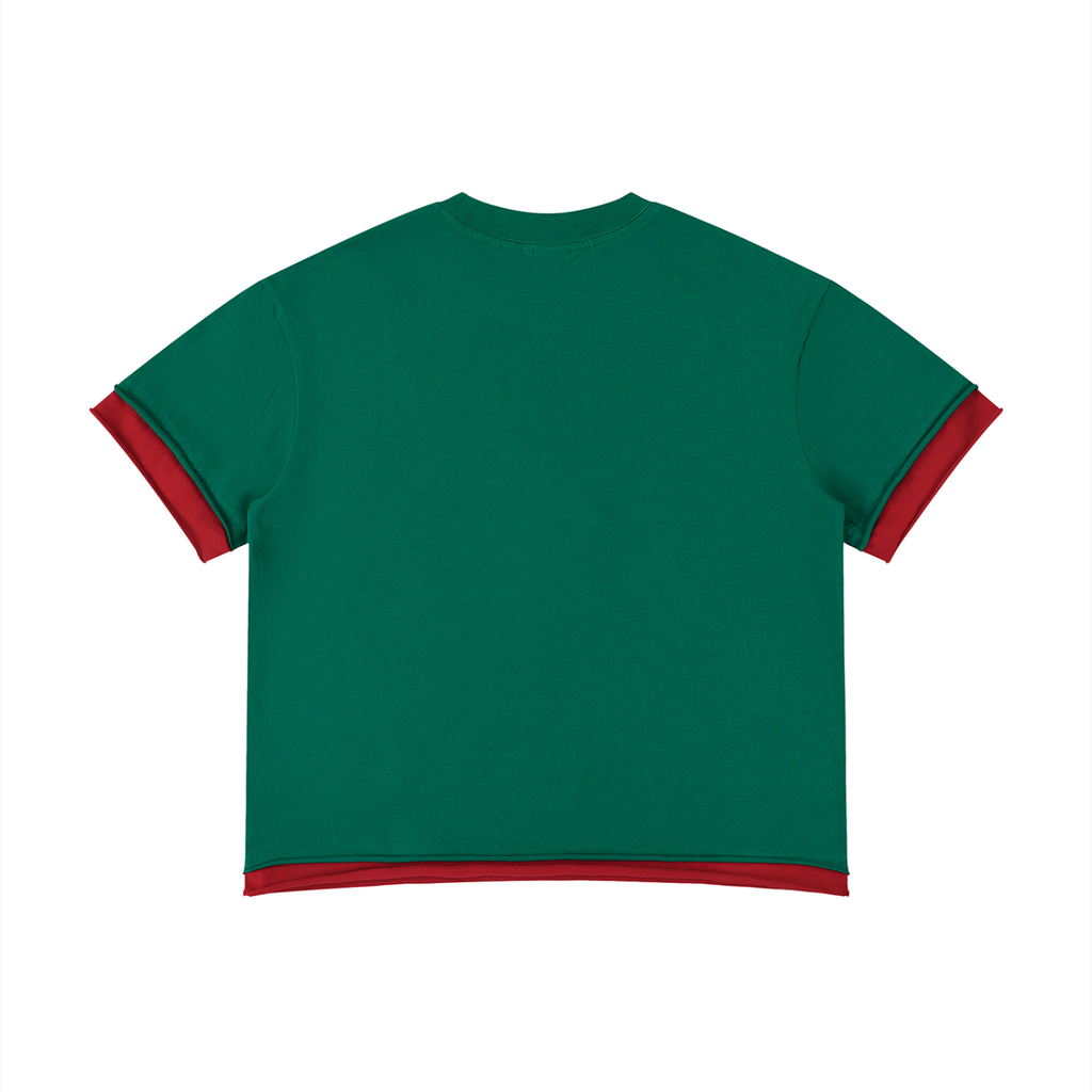 Mens Human Mind Boxy Color Block Tee