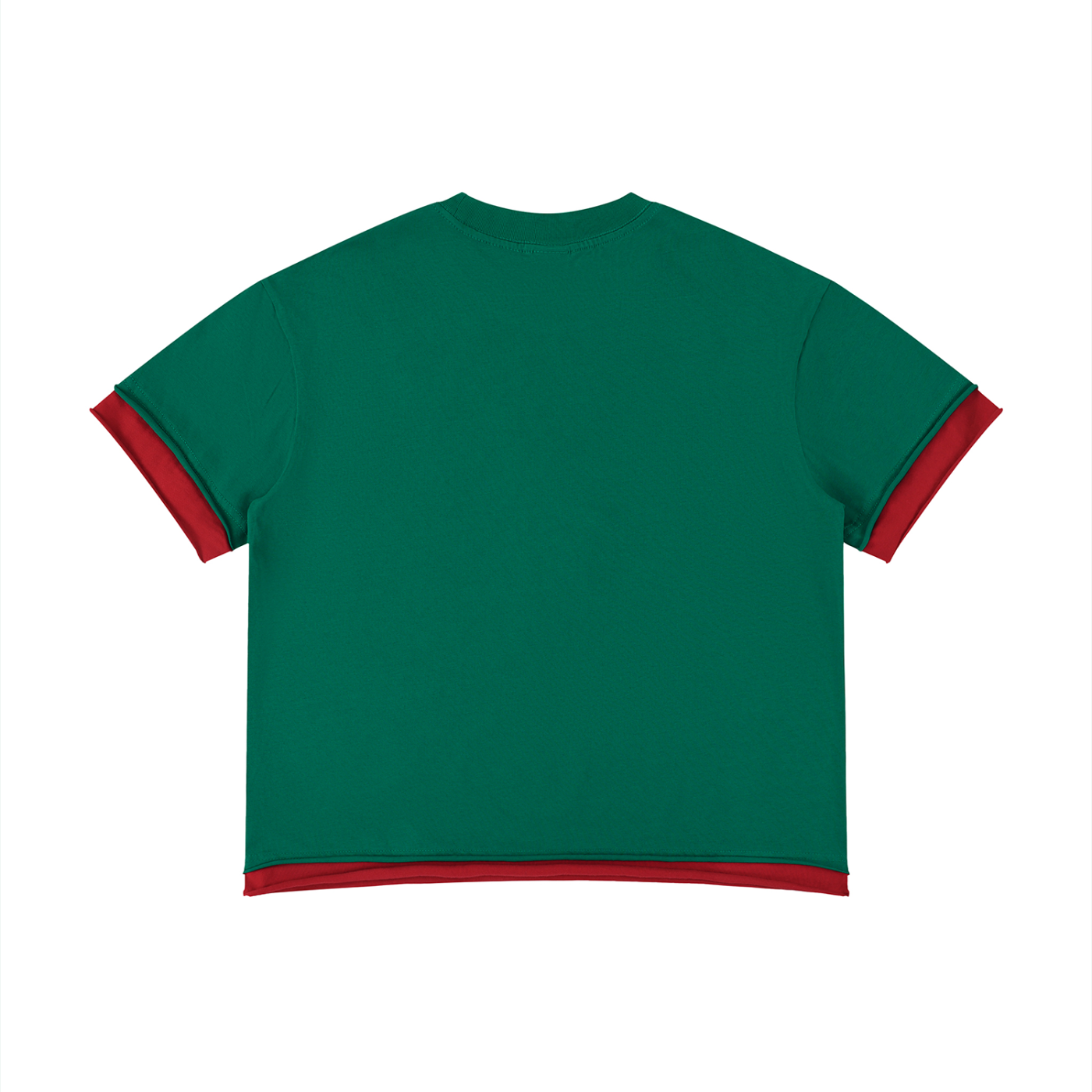 Mens Human Mind Boxy Color Block Tee