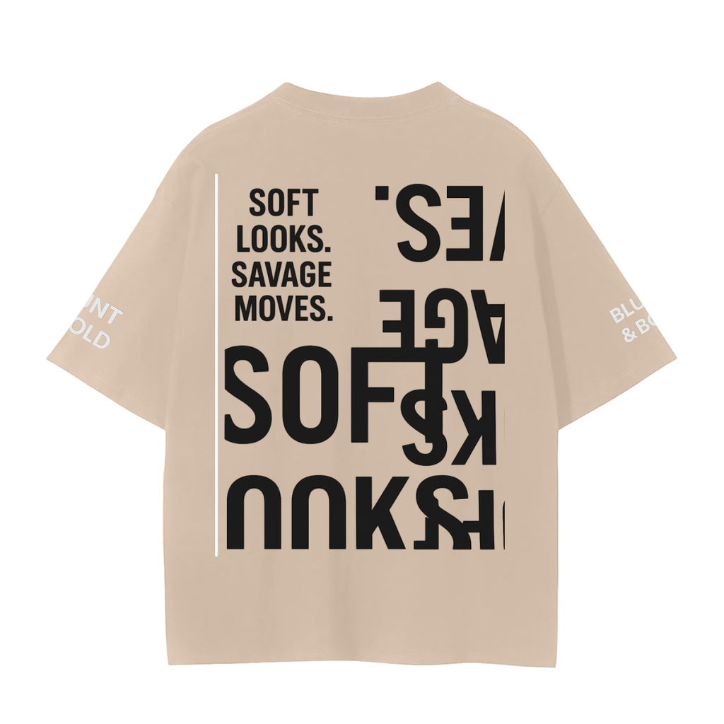 MENS 'SAVAGE MOVES'  Seamless  Big Oversized TEE