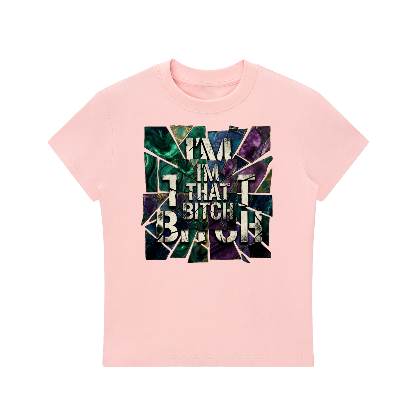 WOMENS 'THAT BITCH!' Essential Bodycon Crewneck TEE