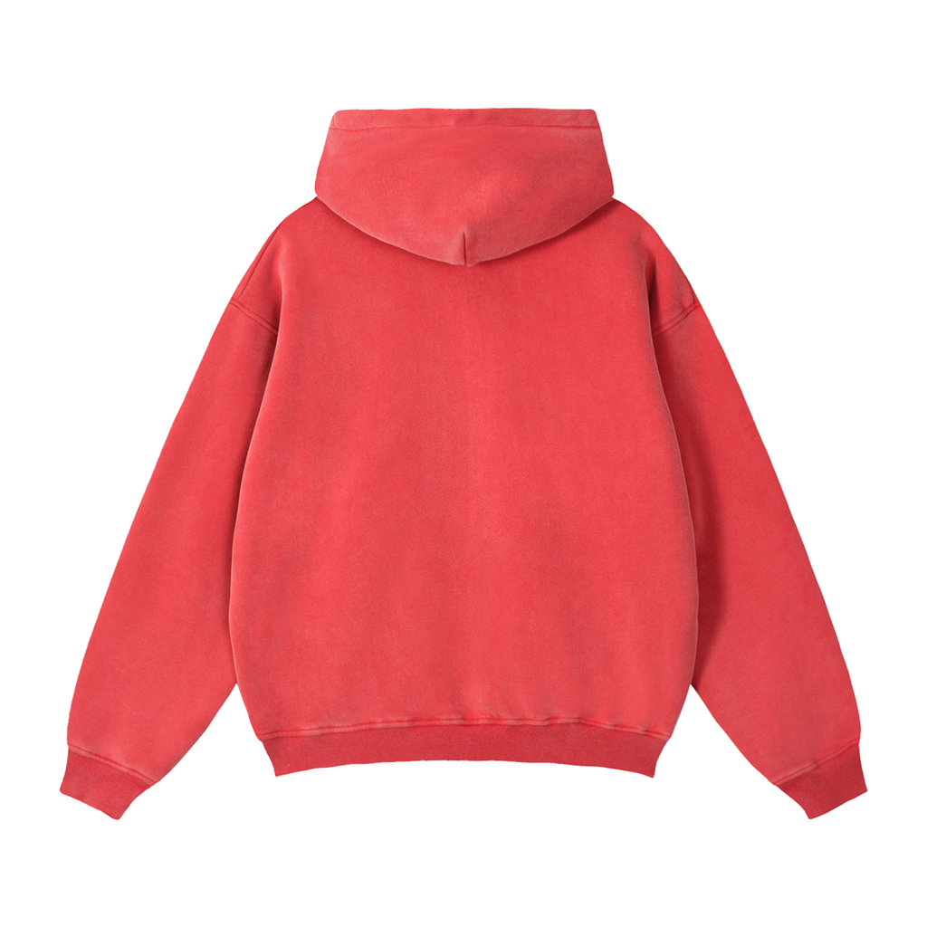 MENS 'COVERT CONFIDENCE' Zip-Through Boxy Fleece Hoodie