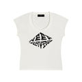 Womens 'KEEP{ SLAYING" Essential Bodycon Tee