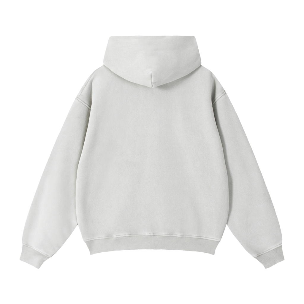 MENS 'COVERT CONFIDENCE' Zip-Through Boxy Fleece Hoodie