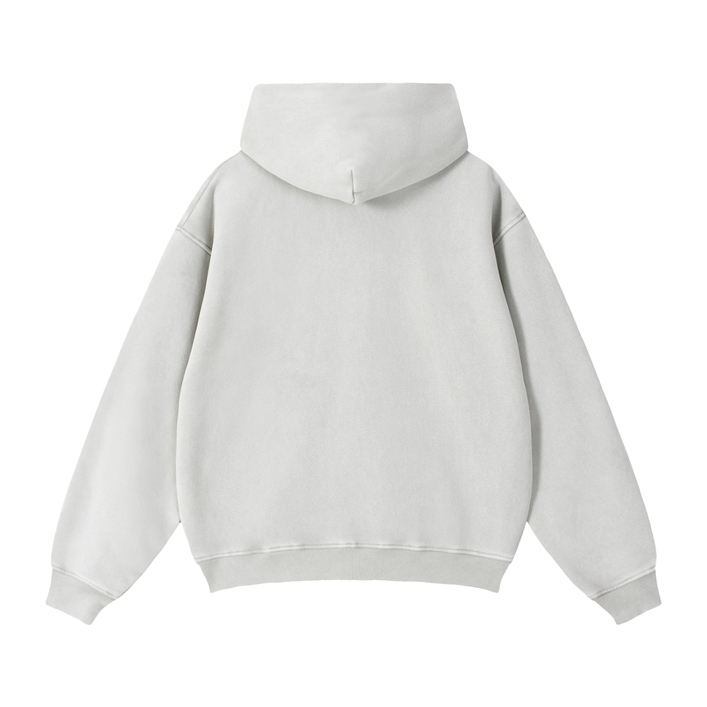 MENS 'COVERT CONFIDENCE' Zip-Through Boxy Fleece Hoodie