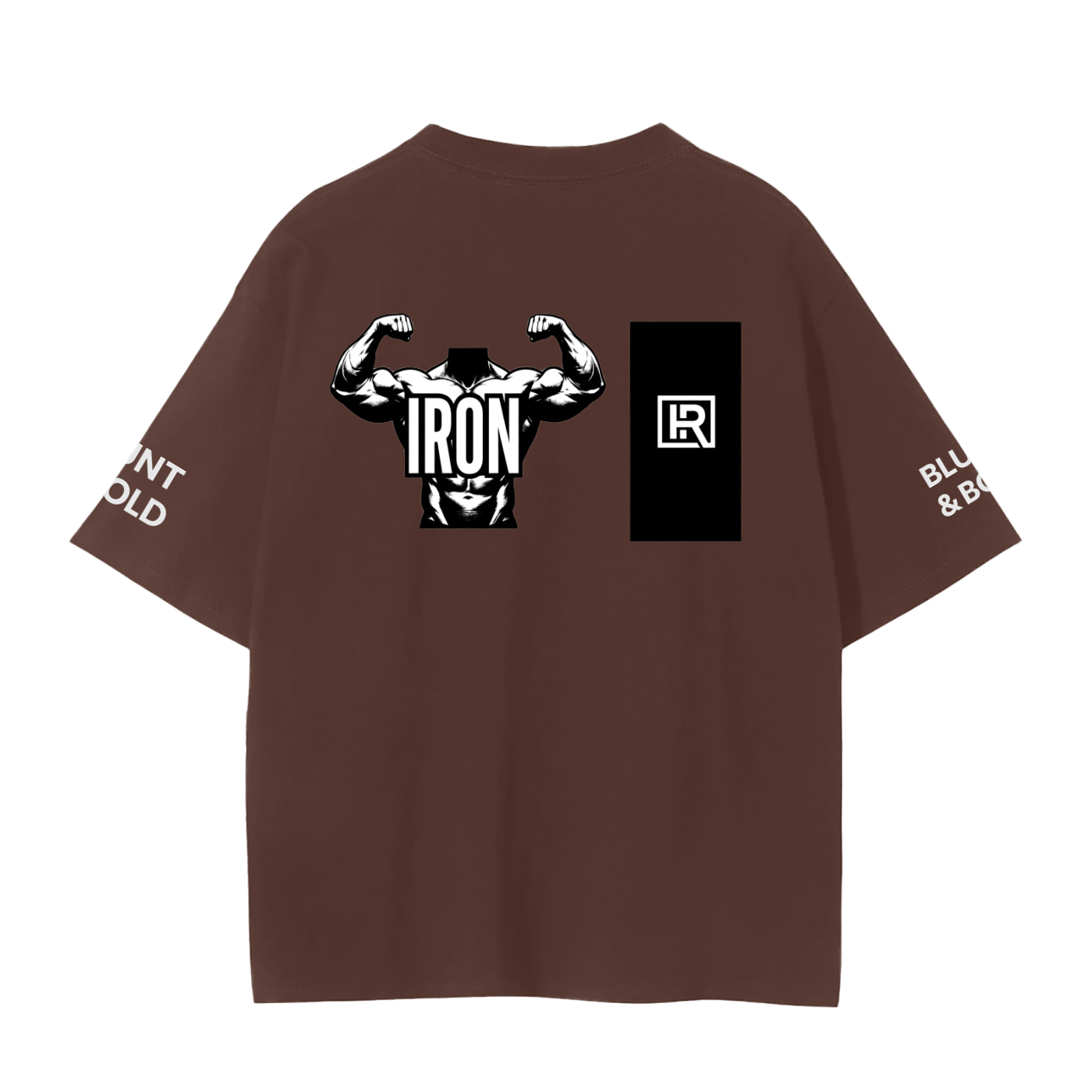 MENS ' IRON '  Seamless OVERSIZED TEE