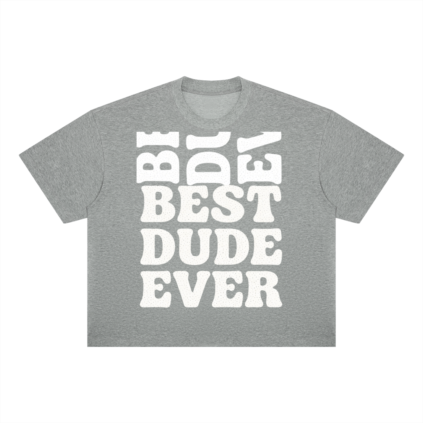 MENS 'BDE BEST DUDE EVER' Boxy Drop Shoulder TEE