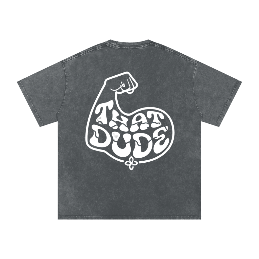 MENS 'THAT DUDE' Snow Washed Oversized Cotton TEE