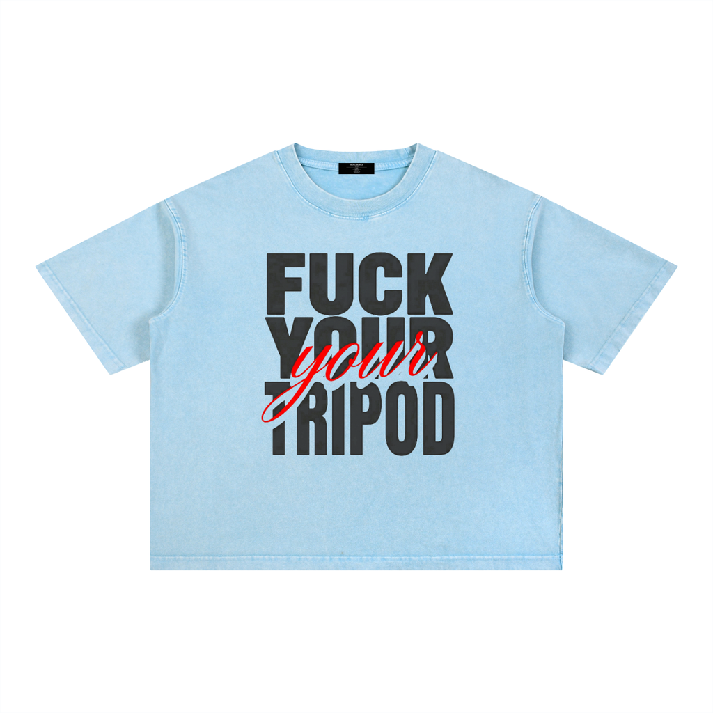 Mineral Wash Boxy Cotton T-Shirt