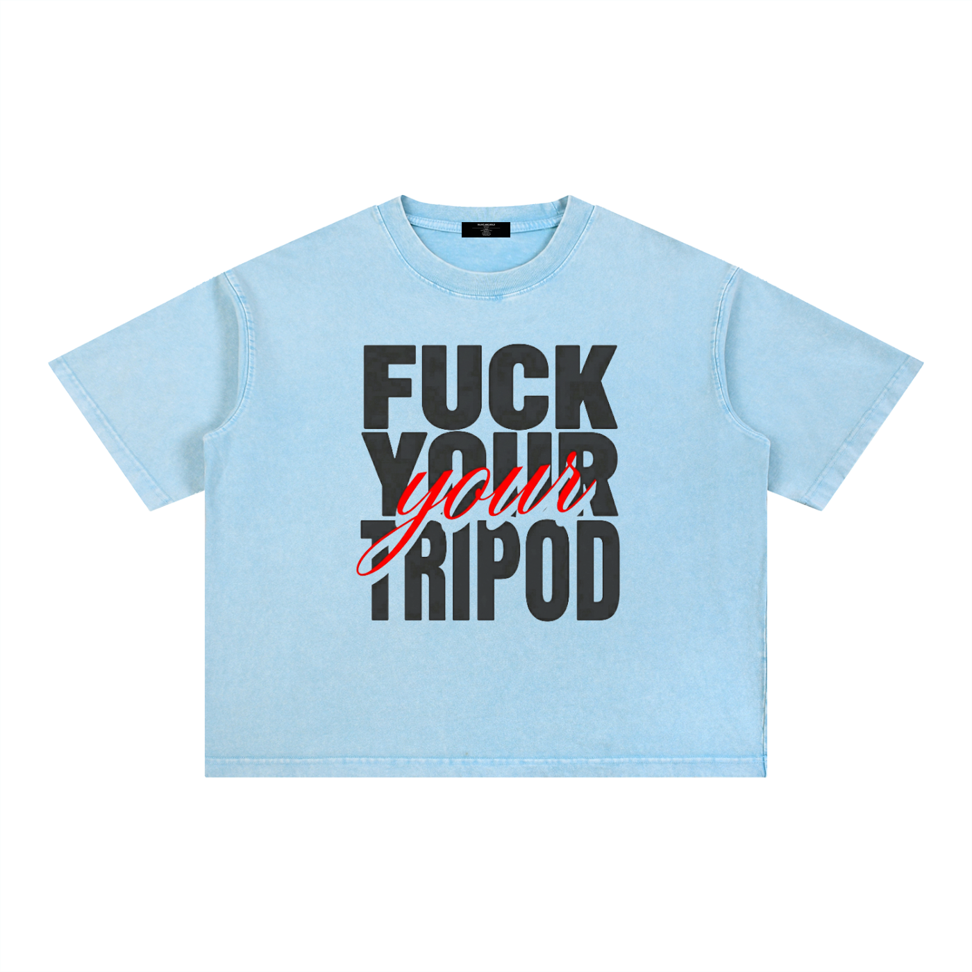 Mineral Wash Boxy Cotton T-Shirt