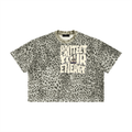 Mens  'PROTECT YOUR ENERGY" Leopard Print Boxy Tee