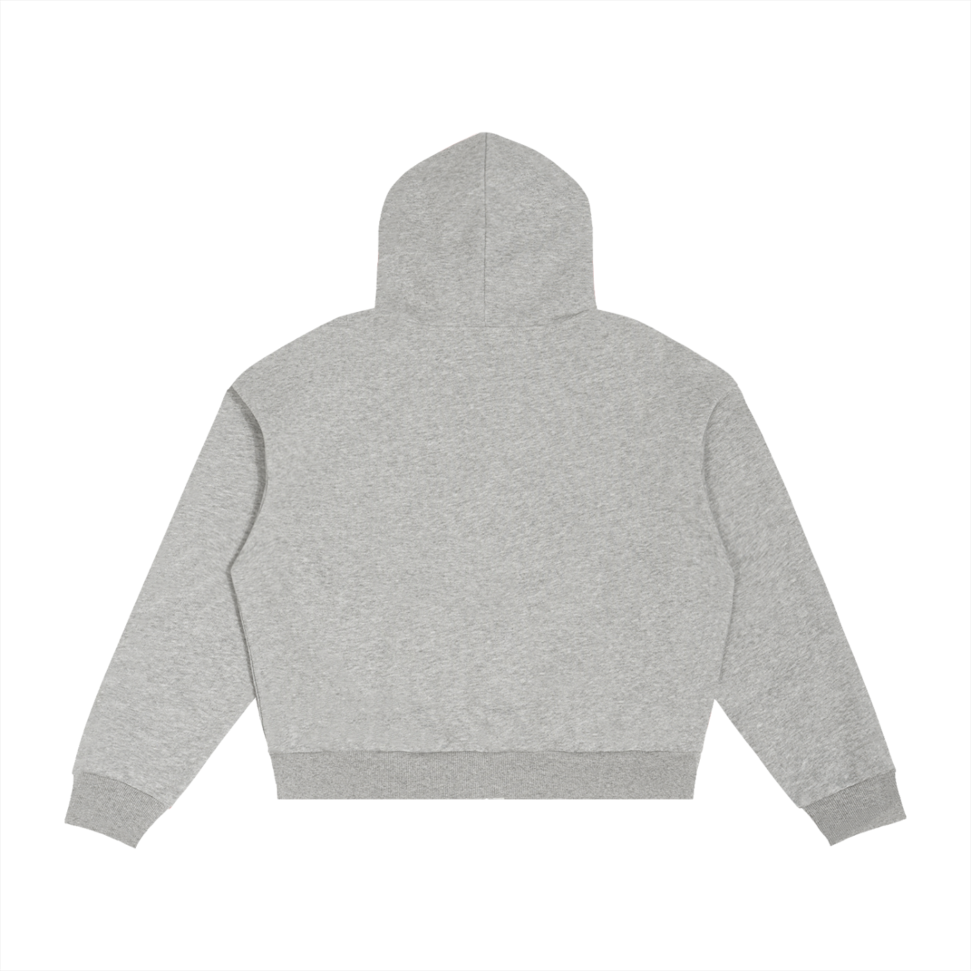 Mens 'PROTECT YOUR ENERGY' Contrast Plaid Boxy Zip Hoodie