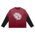 MENS 'ANOMALY'  Vintage Wash Distressed Layer TEE