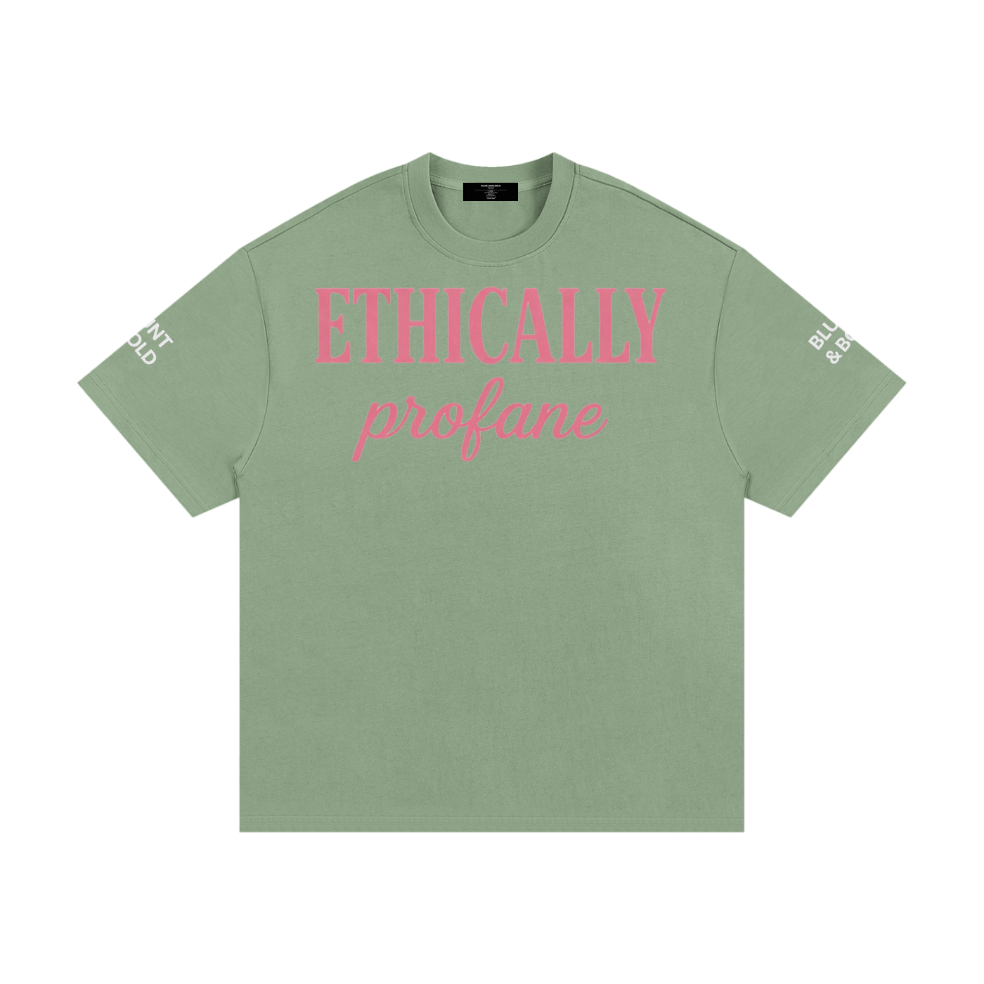 Mens 'ETHICALLY PROFANE" Essential Heavyweight Cotton Tee