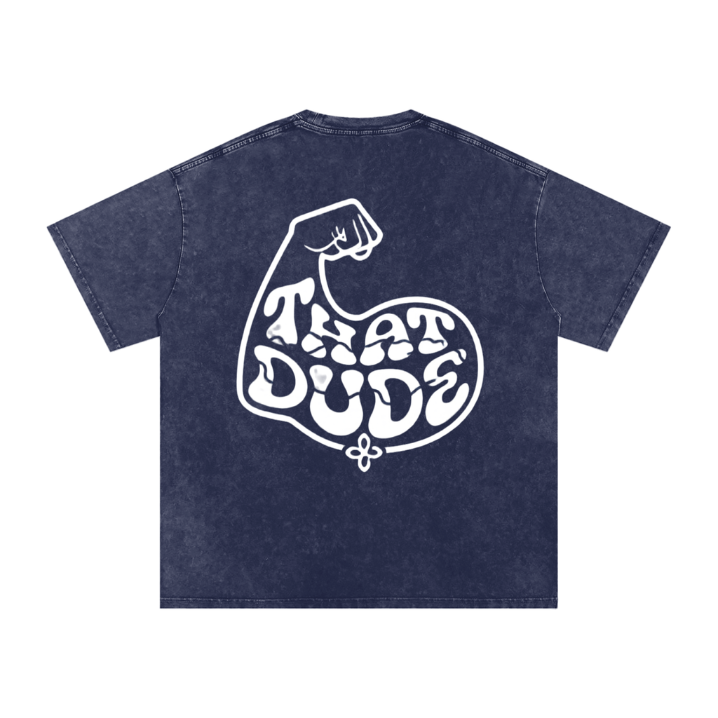 MENS 'THAT DUDE' Snow Washed Oversized Cotton TEE