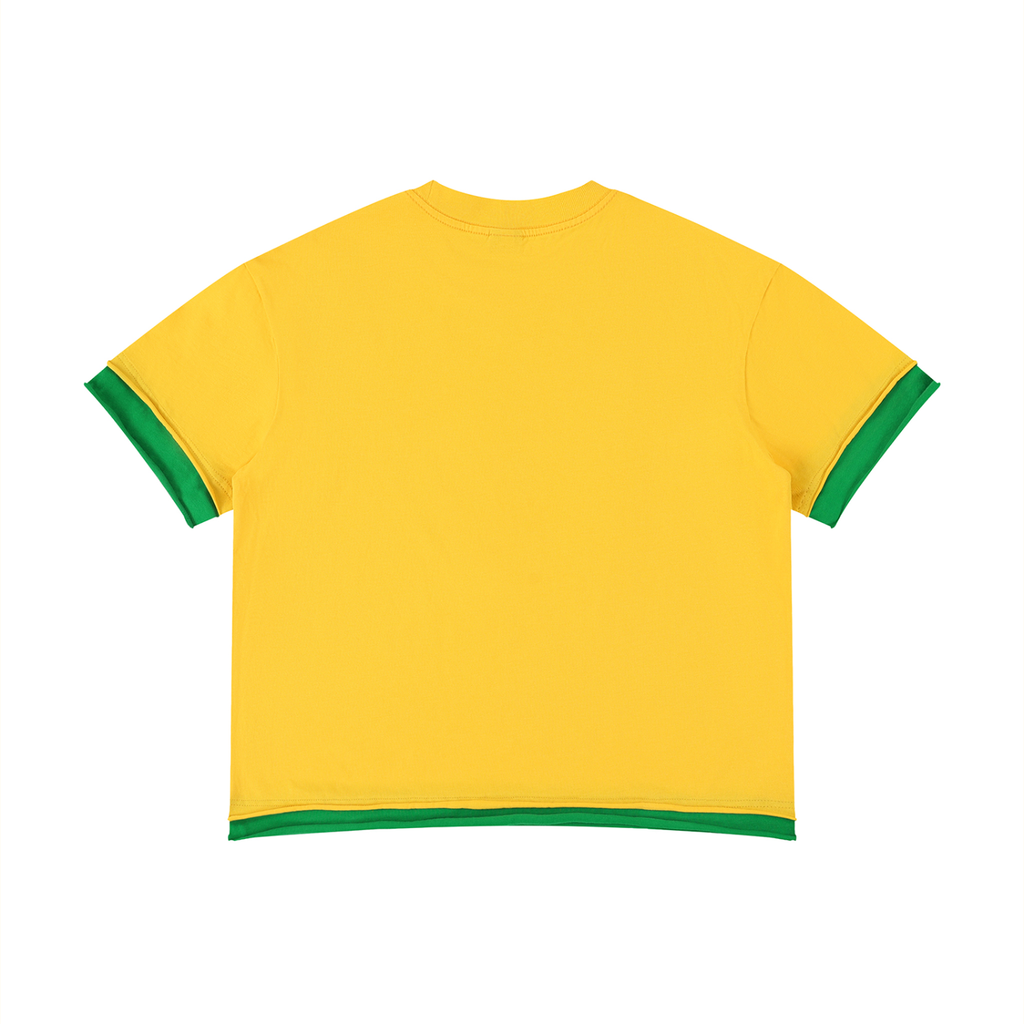 Mens Human Mind Boxy Color Block Tee