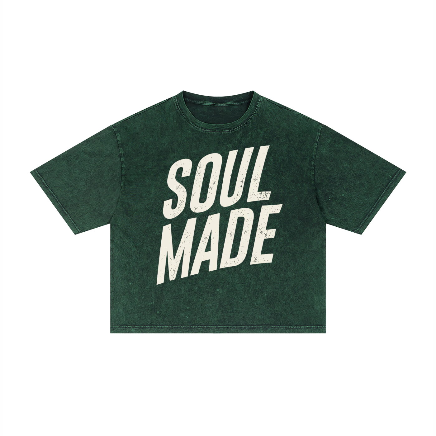 Mens SOUL MADE V2 Mineral Wash Boxy T-Shirt