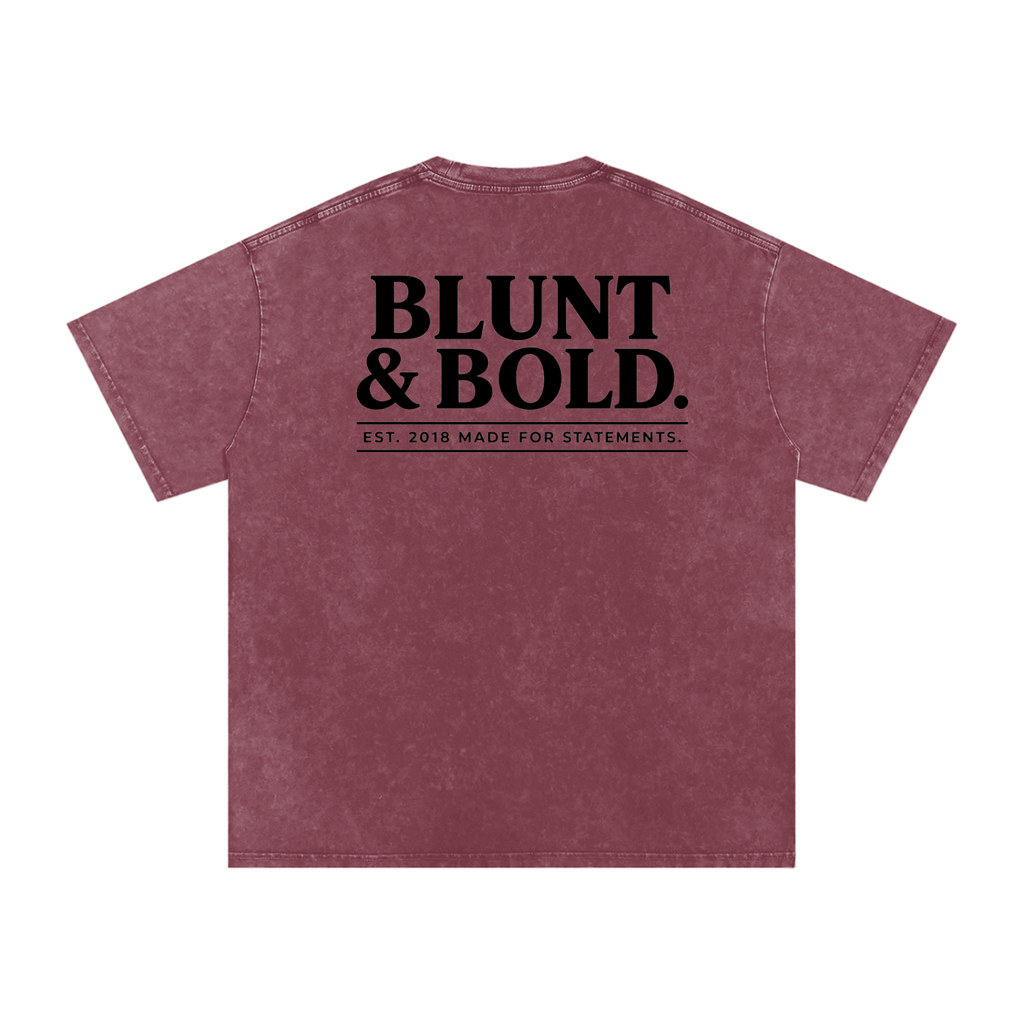 MENS 'CONFIDENCE ORACLE' Snow Washed Oversized Cotton TEE