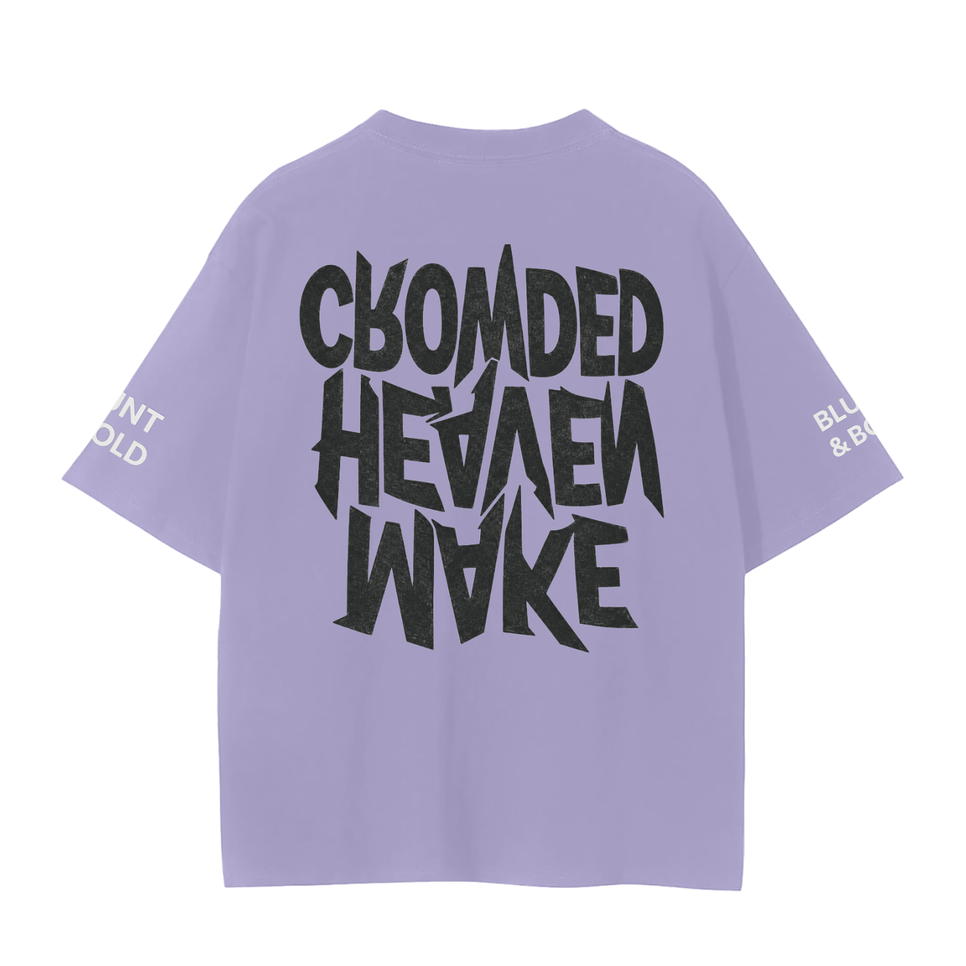MENS 'MAKE HEAVEN CROWDED' Seemless Oversized Tee