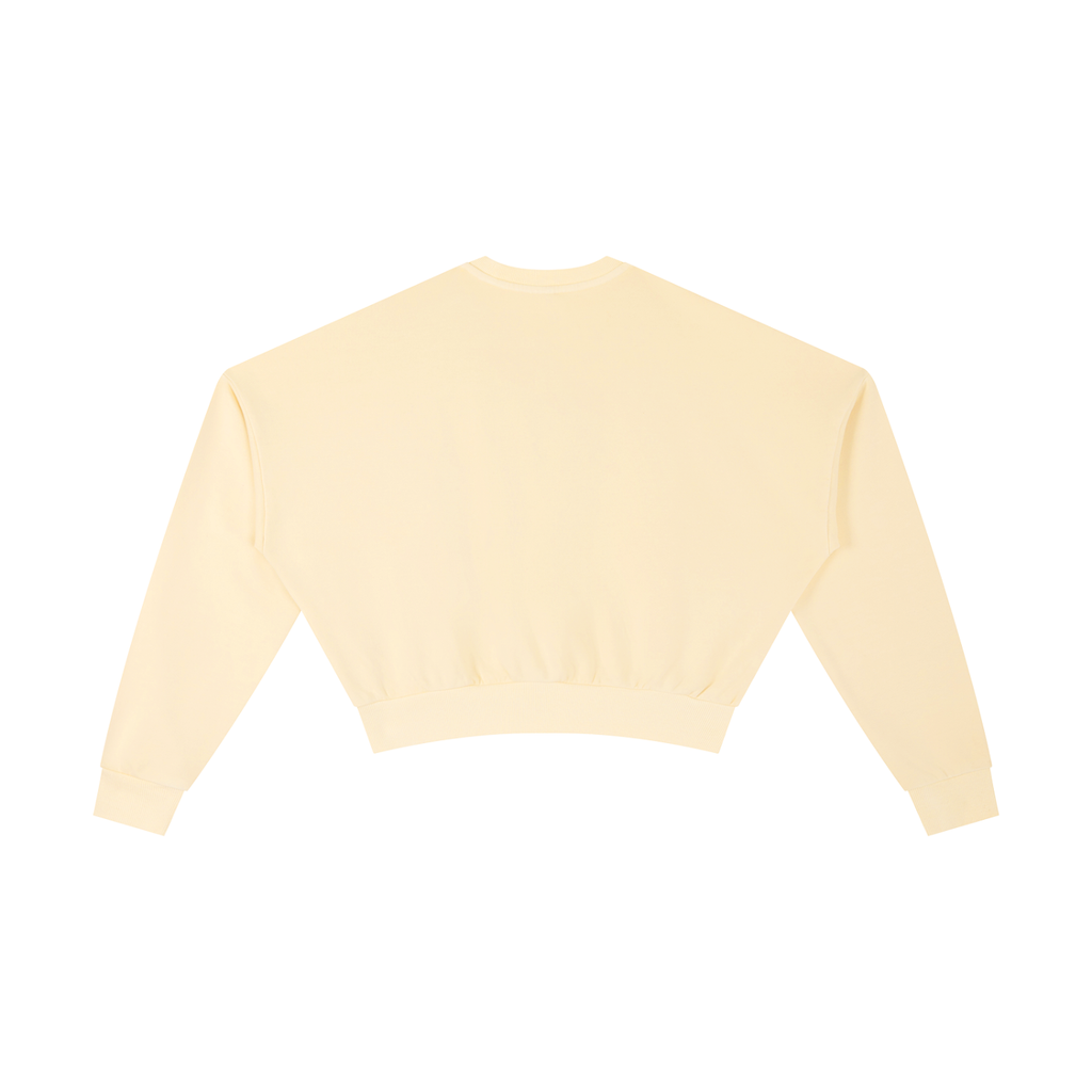 Womens BOLD CLASSIC Vintage Washed Cropped Sweatshirt