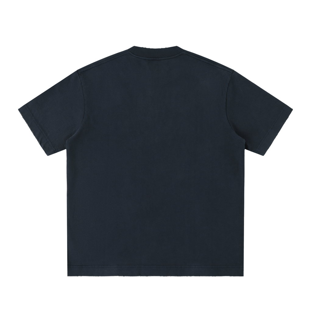 Men's Heavy Frayed Tee — Built Tough