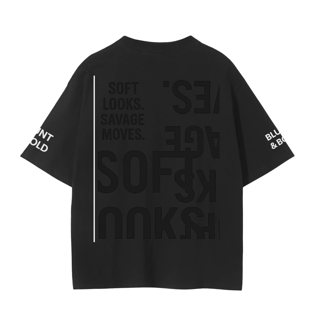MENS 'SAVAGE MOVES'  Seamless  Big Oversized TEE