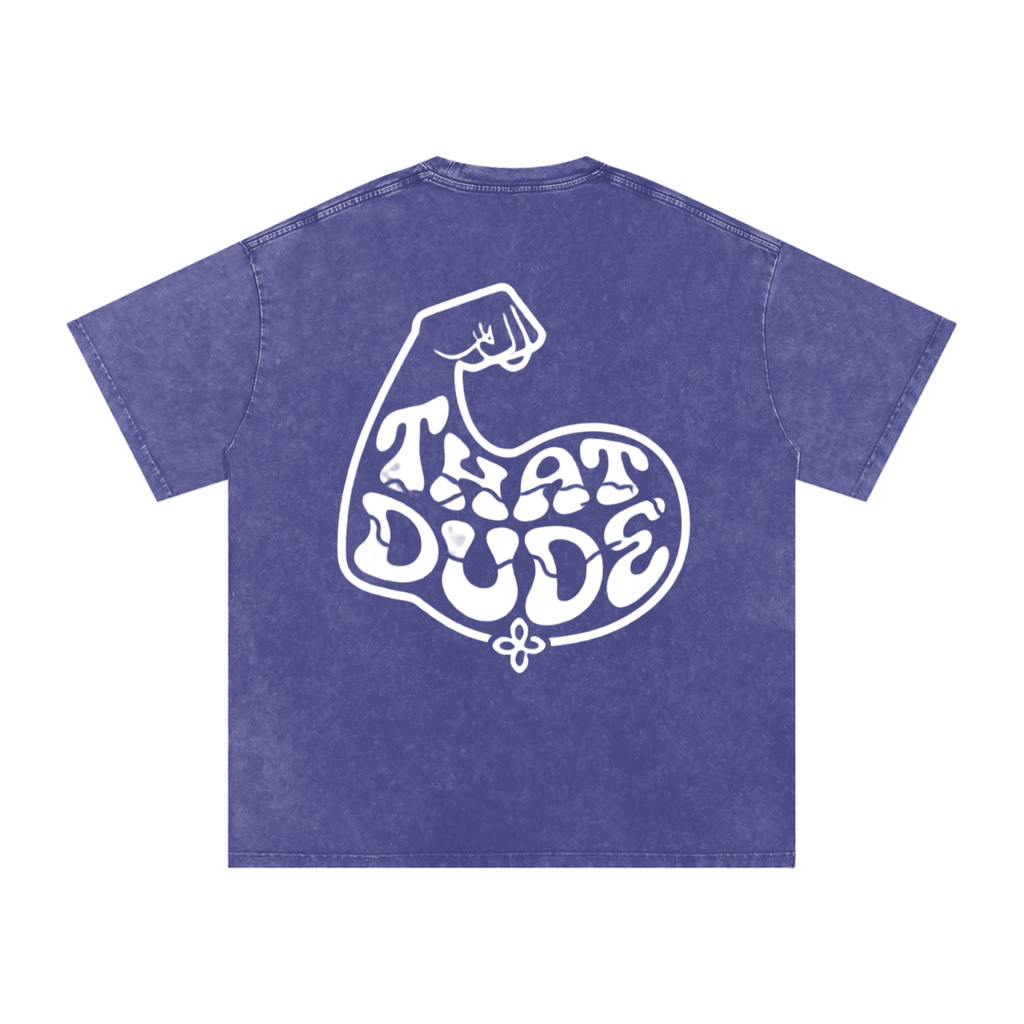 MENS 'THAT DUDE' Snow Washed Oversized Cotton TEE