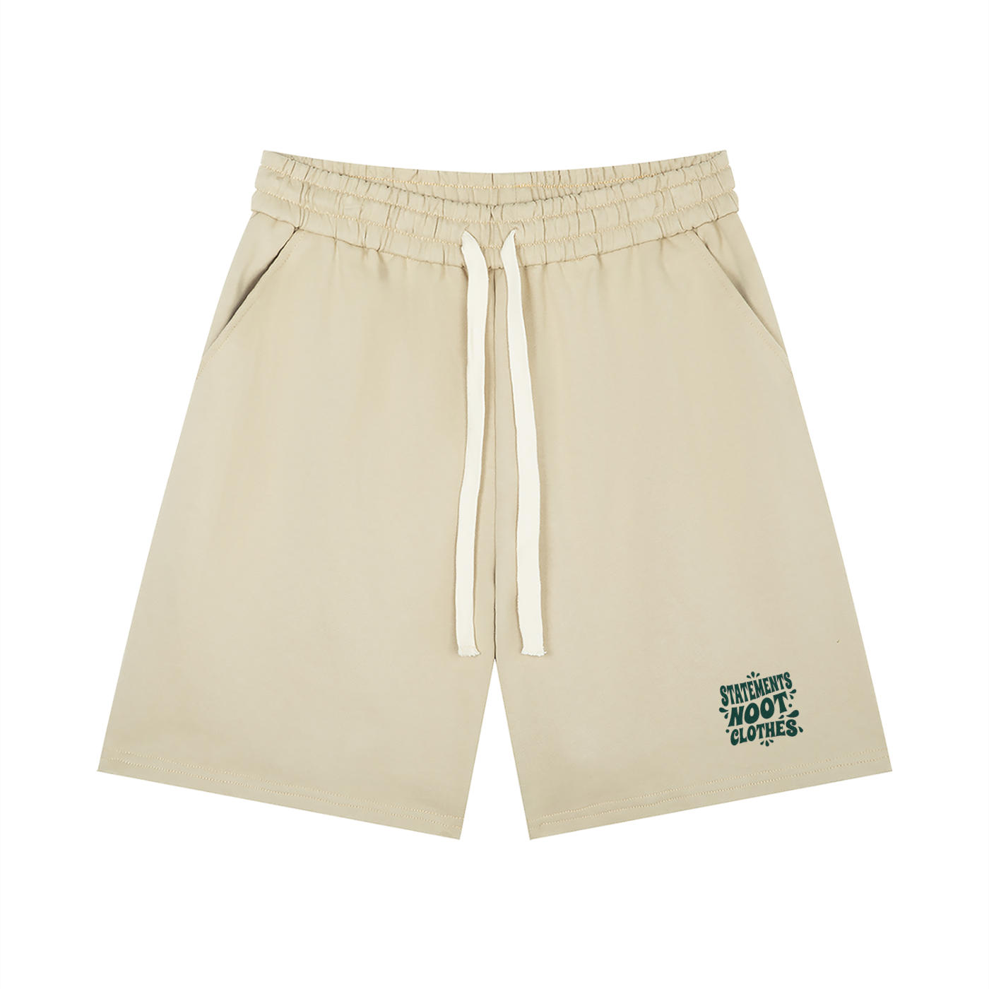 Men’s 'STATEMENT NOT CLOTHES' Loose Fit Drawstring Shorts