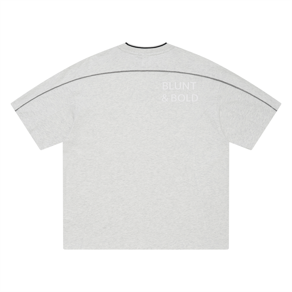 Mens Classic  Oversized Contrast Tape T-Shirt